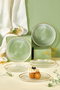 Hermia Paris Set de 6 Platos para Postre de Vidrio Transparente 21 cm
